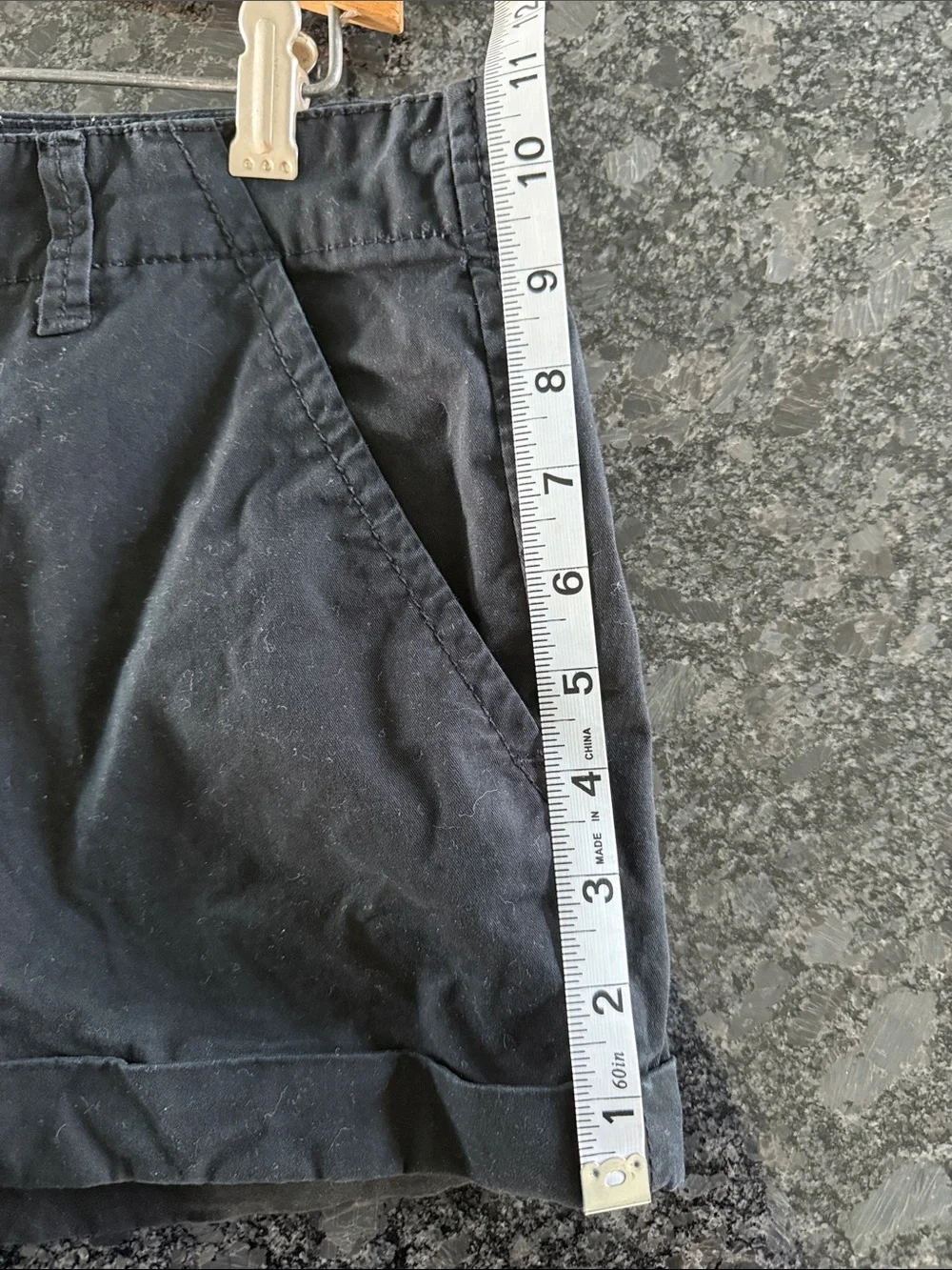 Aeropostale Black Cuffed Women's Shorts - 10